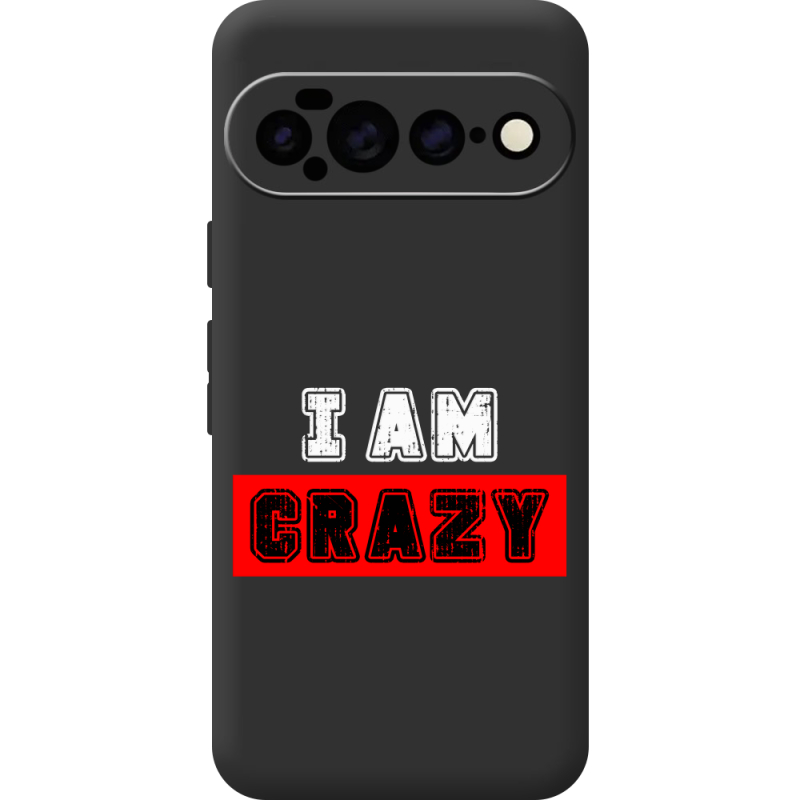 Чорний чохол BoxFace Google Pixel 11 Pro XL I'm Crazy