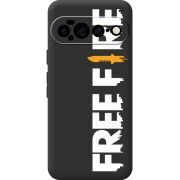 Чорний чохол BoxFace Google Pixel 11 Pro XL Free Fire White Logo
