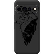 Чорний чохол BoxFace Google Pixel 11 Pro XL Wolf and Raven