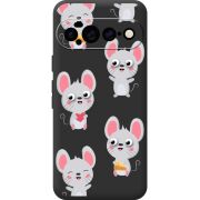 Прозорий чохол BoxFace Google Pixel 11 Pro XL с 3D-глазками Mouse