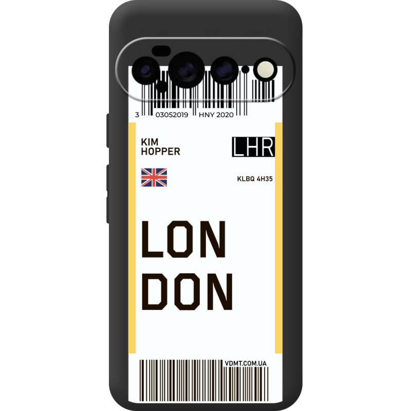 Прозорий чохол BoxFace Google Pixel 11 Pro XL Ticket London