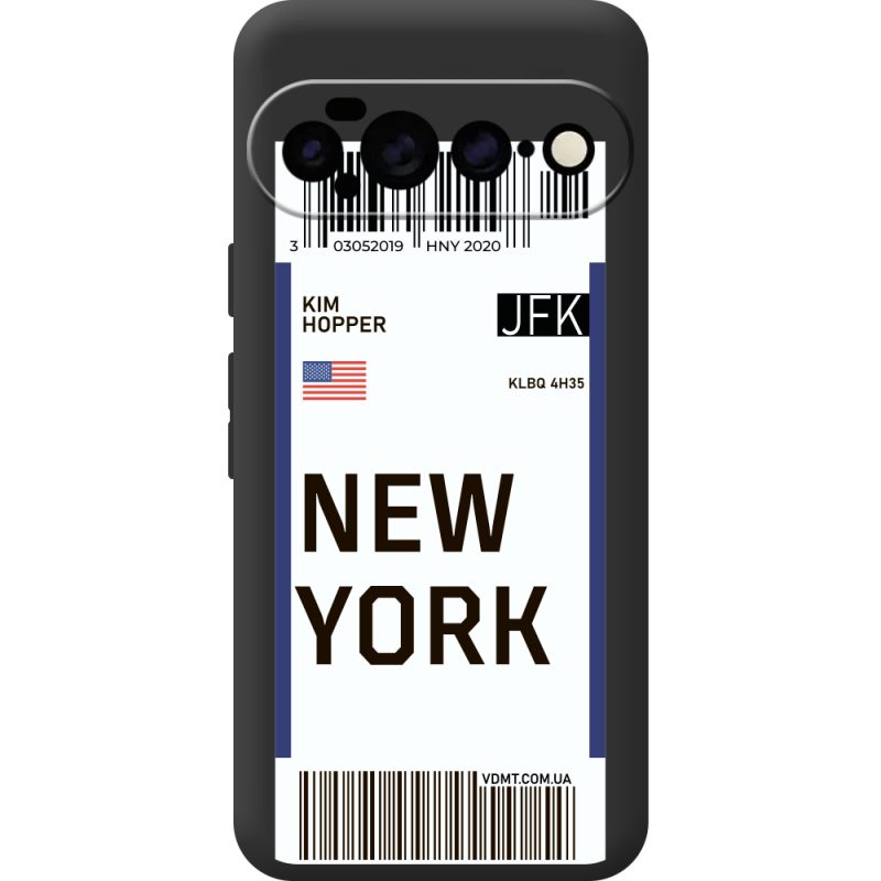 Прозорий чохол BoxFace Google Pixel 11 Pro XL Ticket New York