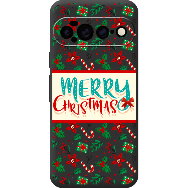 Прозорий чохол BoxFace Google Pixel 11 Pro XL Vintage Christmas Pattern