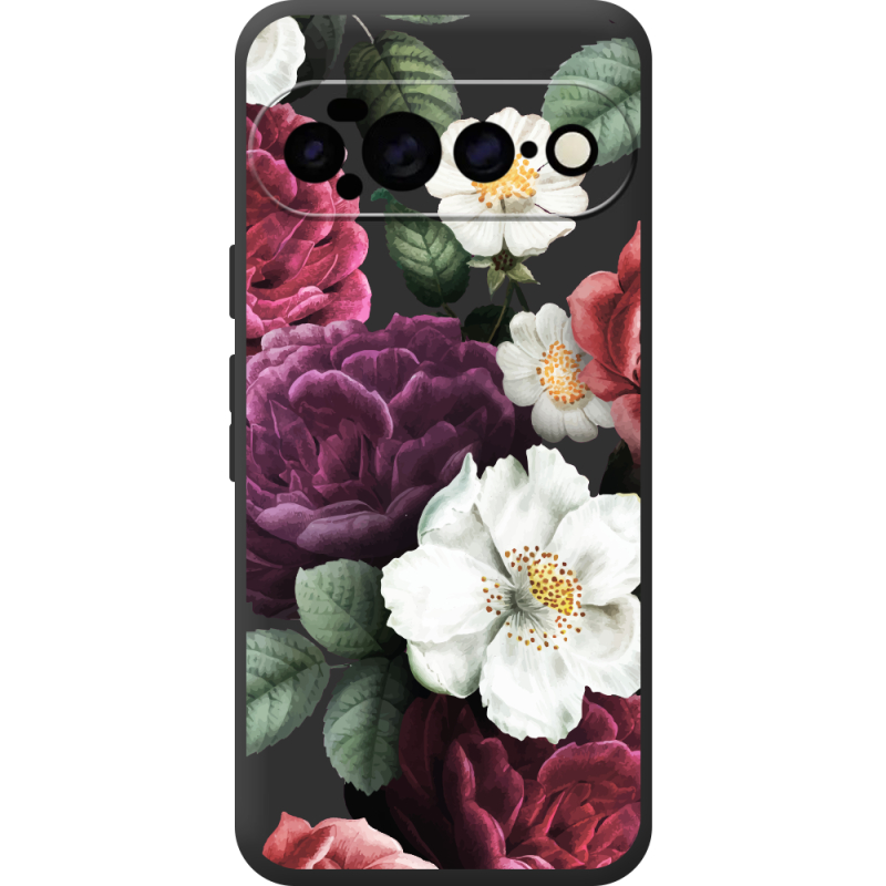 Прозорий чохол BoxFace Google Pixel 11 Pro XL Floral Dark Dreams