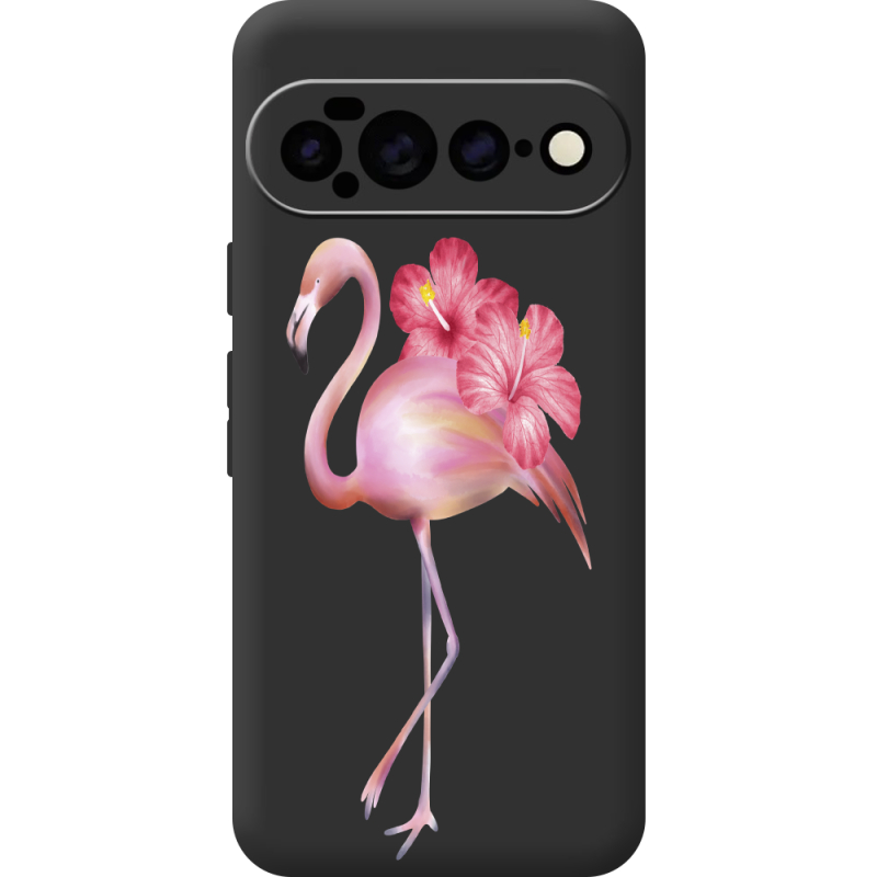 Прозорий чохол BoxFace Google Pixel 11 Pro XL Floral Flamingo
