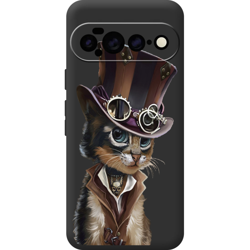 Прозорий чохол BoxFace Google Pixel 11 Pro XL Steampunk Cat