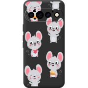 Прозорий чохол BoxFace Google Pixel 11 Pro с 3D-глазками Mouse