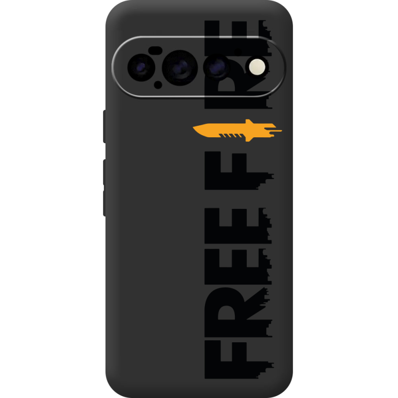 Прозорий чохол BoxFace Google Pixel 11 Pro Free Fire Black Logo