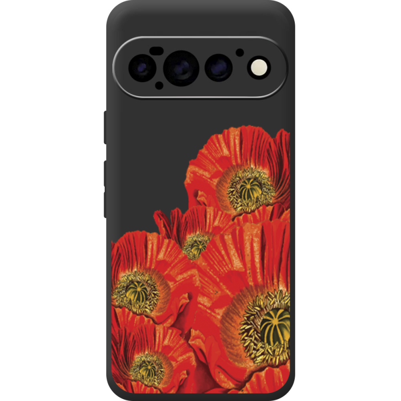 Прозорий чохол BoxFace Google Pixel 11 Pro Red Poppies