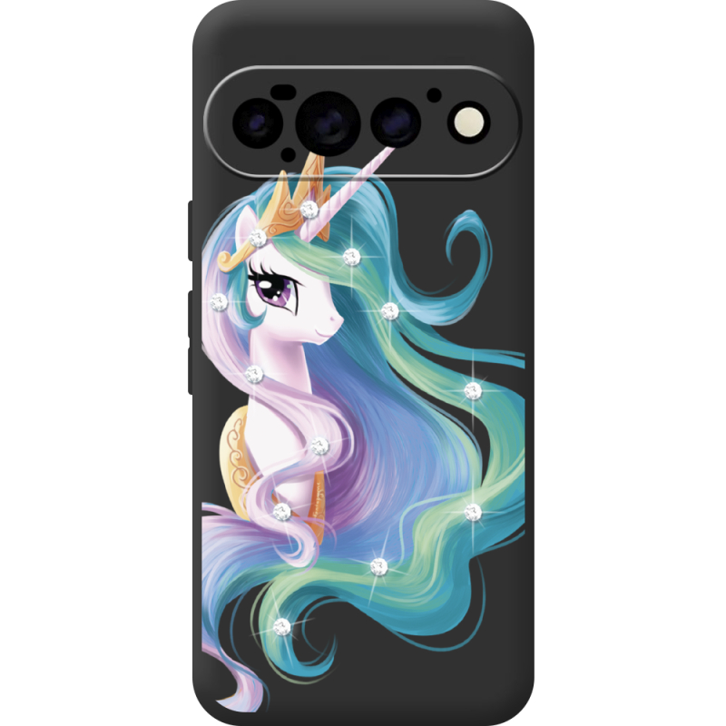 Чохол зі стразами для Google Pixel 11 Pro Unicorn Queen
