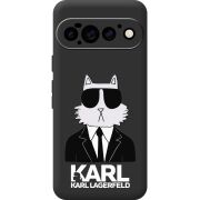 Чорний чохол BoxFace Google Pixel 11 Pro Cat in Black