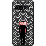 Чорний чохол BoxFace Google Pixel 11 Pro Man Pattern