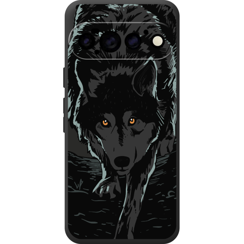 Чорний чохол BoxFace Google Pixel 11 Pro Wolf