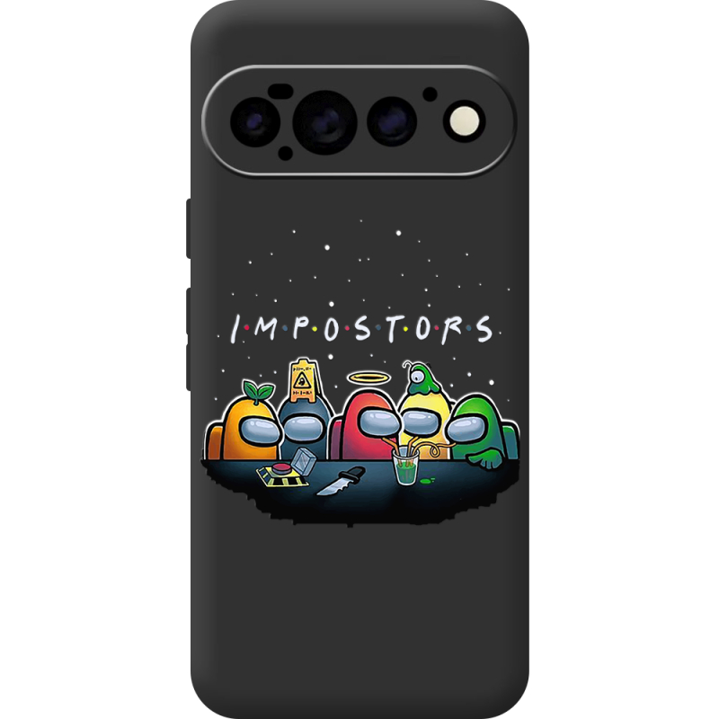 Чорний чохол BoxFace Google Pixel 11 Pro Among Us Impostors
