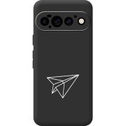 Чорний чохол BoxFace Google Pixel 11 Pro Paper Plane