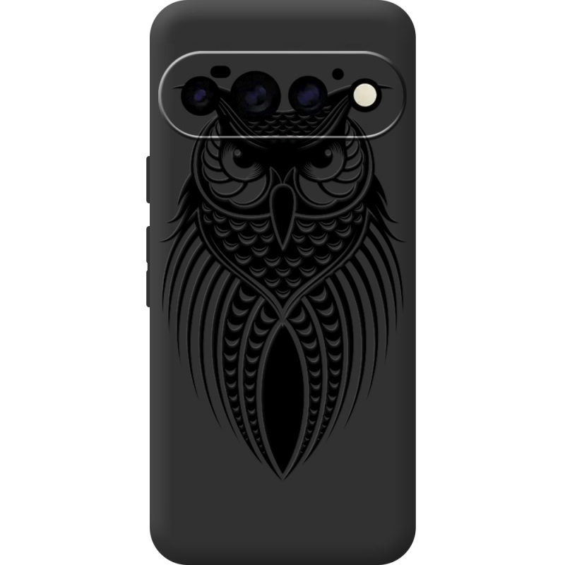 Чорний чохол BoxFace Google Pixel 11 Pro Owl