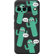 Прозорий чохол BoxFace Google Pixel 11 с 3D-глазками HIYA
