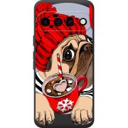 Прозорий чохол BoxFace Google Pixel 11 Winter Puggy