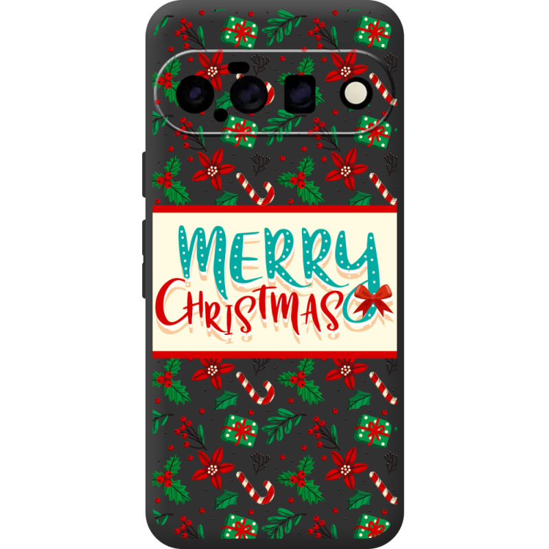 Прозорий чохол BoxFace Google Pixel 11 Vintage Christmas Pattern