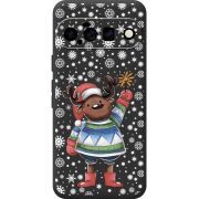 Прозорий чохол BoxFace Google Pixel 11 Christmas Deer with Snow