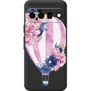 Чохол зі стразами для Google Pixel 11 Pink Air Baloon
