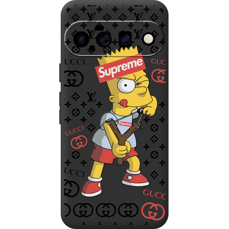 Чорний чохол BoxFace Google Pixel 11 Yellow Fun