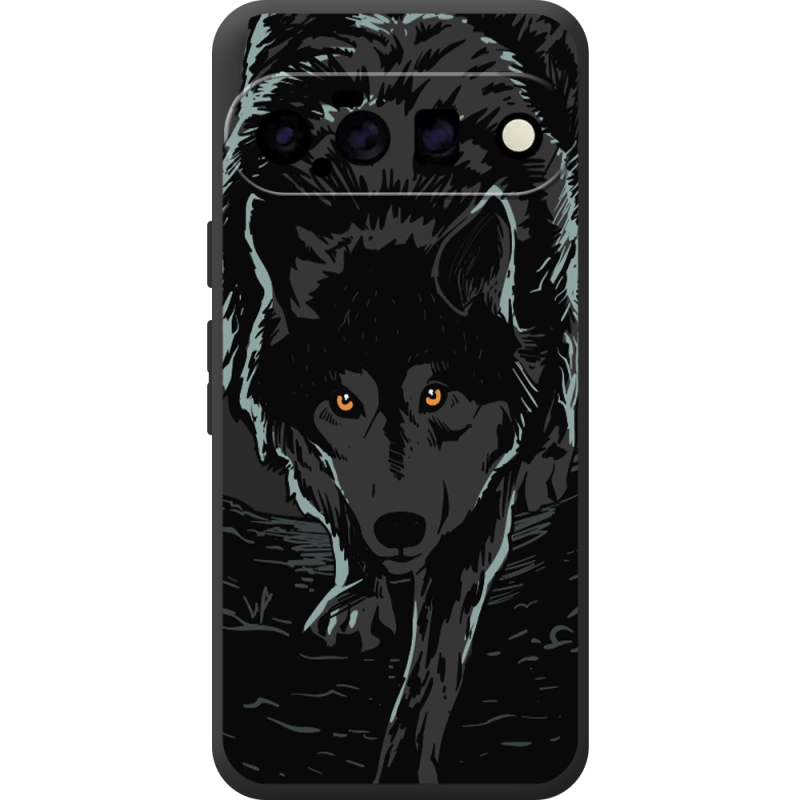 Чорний чохол BoxFace Google Pixel 11 Wolf