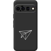 Чорний чохол BoxFace Google Pixel 11 Paper Plane