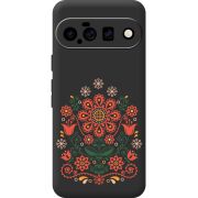 Чорний чохол BoxFace Google Pixel 11 Ukrainian Ornament