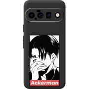 Чорний чохол BoxFace Google Pixel 11 Attack On Titan - Ackerman