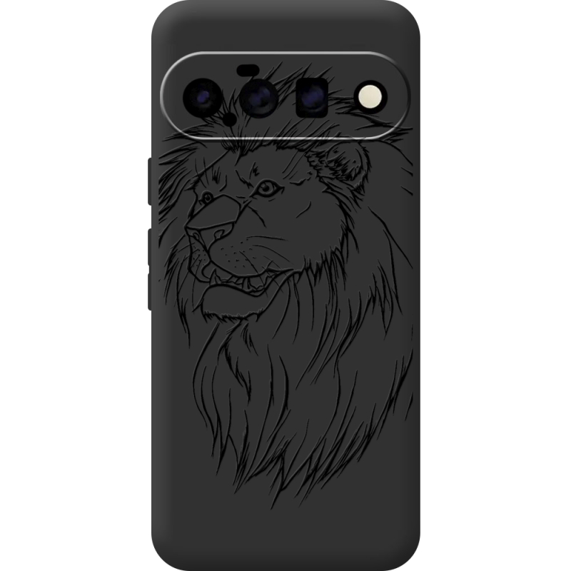 Чорний чохол BoxFace Google Pixel 11 Lion