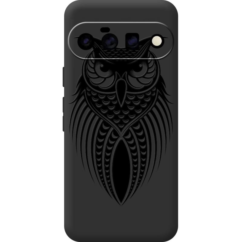 Чорний чохол BoxFace Google Pixel 11 Owl