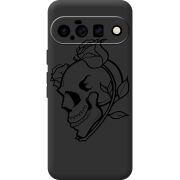 Чорний чохол BoxFace Google Pixel 11 Skull and Roses