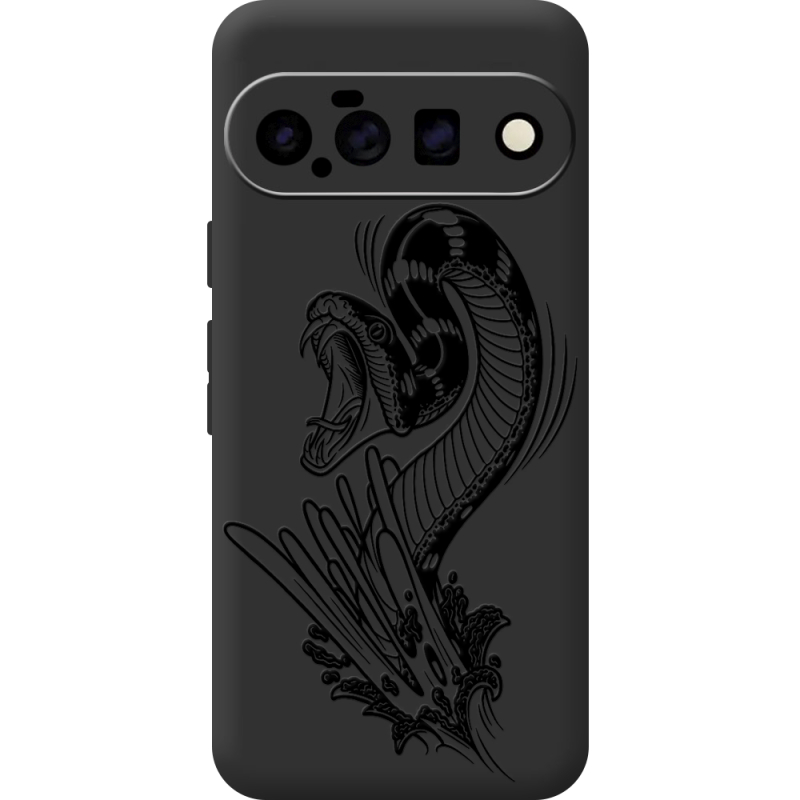 Чорний чохол BoxFace Google Pixel 11 Snake