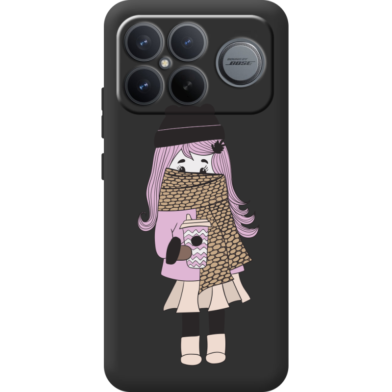 Прозорий чохол BoxFace Poco F8 Ultra Winter Morning Girl