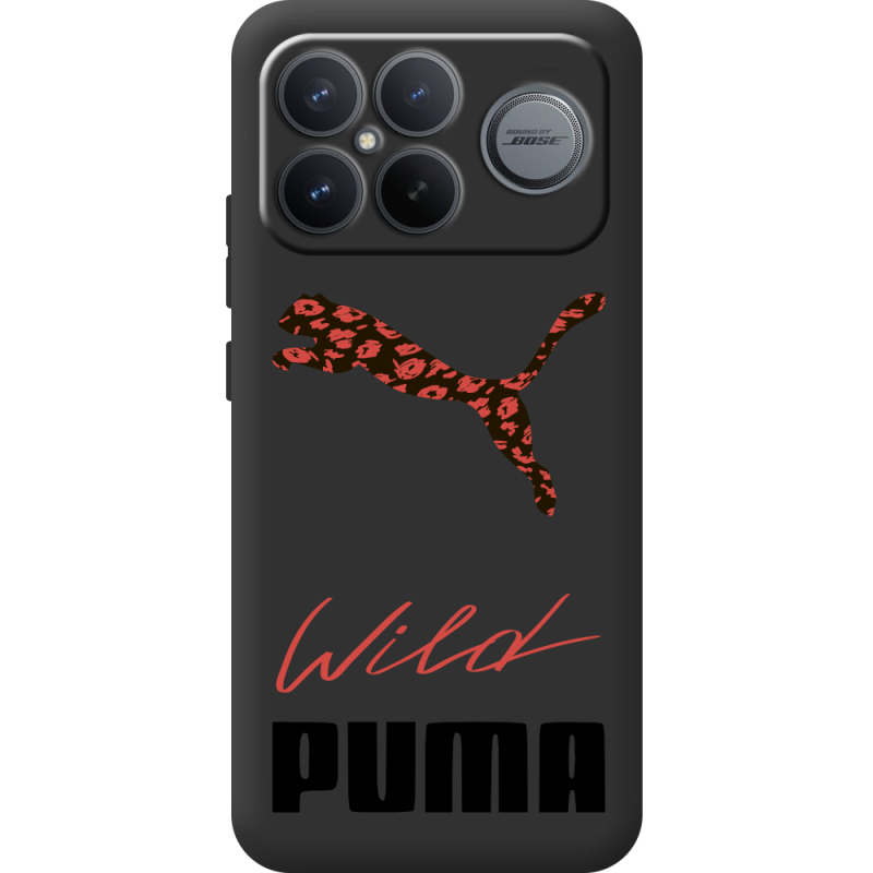 Прозорий чохол BoxFace Poco F8 Ultra Wild Cat