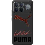 Прозорий чохол BoxFace Poco F8 Ultra Wild Cat