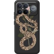 Прозорий чохол BoxFace Poco F8 Ultra Glamor Snake
