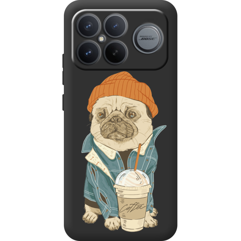 Прозорий чохол BoxFace Poco F8 Ultra Dog Coffeeman