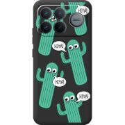 Прозорий чохол BoxFace Poco F8 Ultra с 3D-глазками HIYA