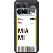 Прозорий чохол BoxFace Poco F8 Ultra Ticket Miami