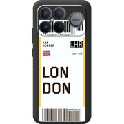 Прозорий чохол BoxFace Poco F8 Ultra Ticket London