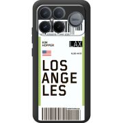 Прозорий чохол BoxFace Poco F8 Ultra Ticket Los Angeles