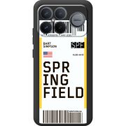 Прозорий чохол BoxFace Poco F8 Ultra Ticket Springfield