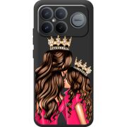 Прозорий чохол BoxFace Poco F8 Ultra Queen and Princess