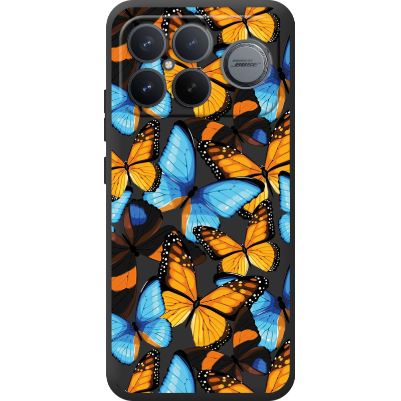 Прозорий чохол BoxFace Poco F8 Ultra Butterfly Morpho