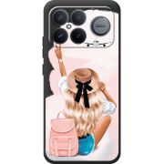 Прозорий чохол BoxFace Poco F8 Ultra Travel Girl