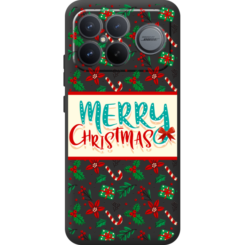 Прозорий чохол BoxFace Poco F8 Ultra Vintage Christmas Pattern
