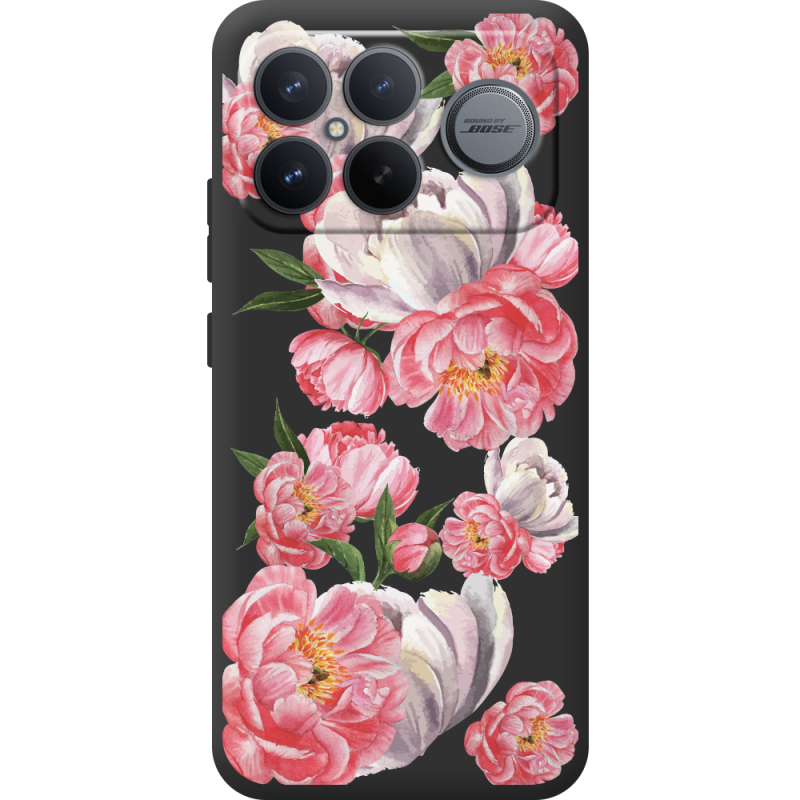 Прозорий чохол BoxFace Poco F8 Ultra Peony Watercolor Style