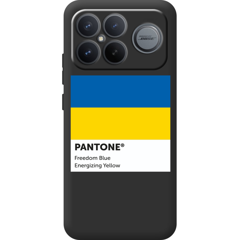 Прозорий чохол BoxFace Poco F8 Ultra Pantone вільний синій